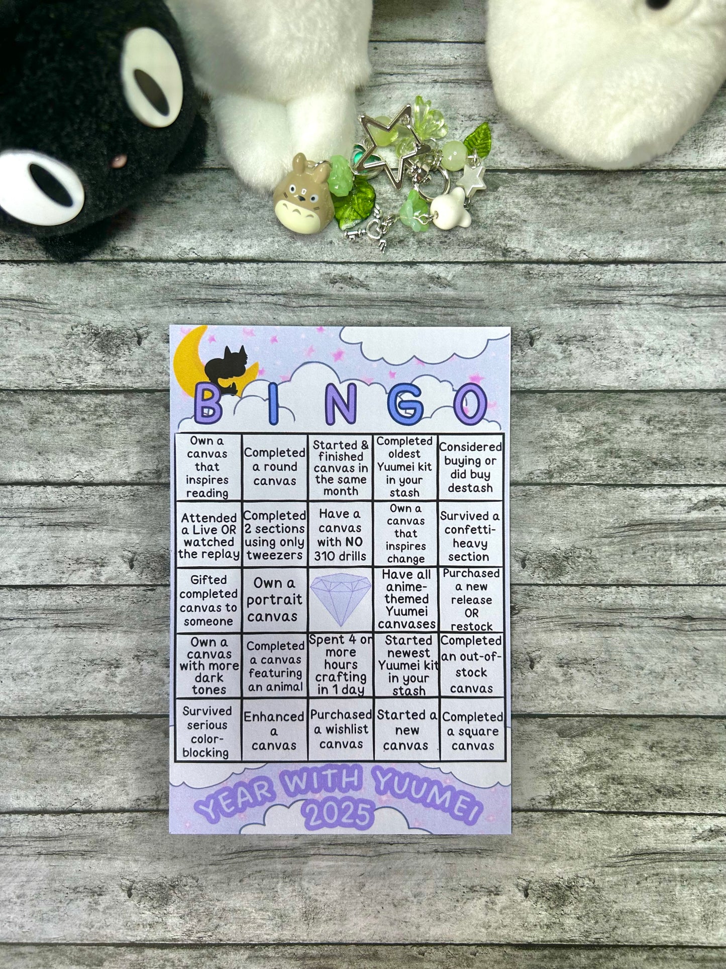 Year with Yuumei Bingo Cards