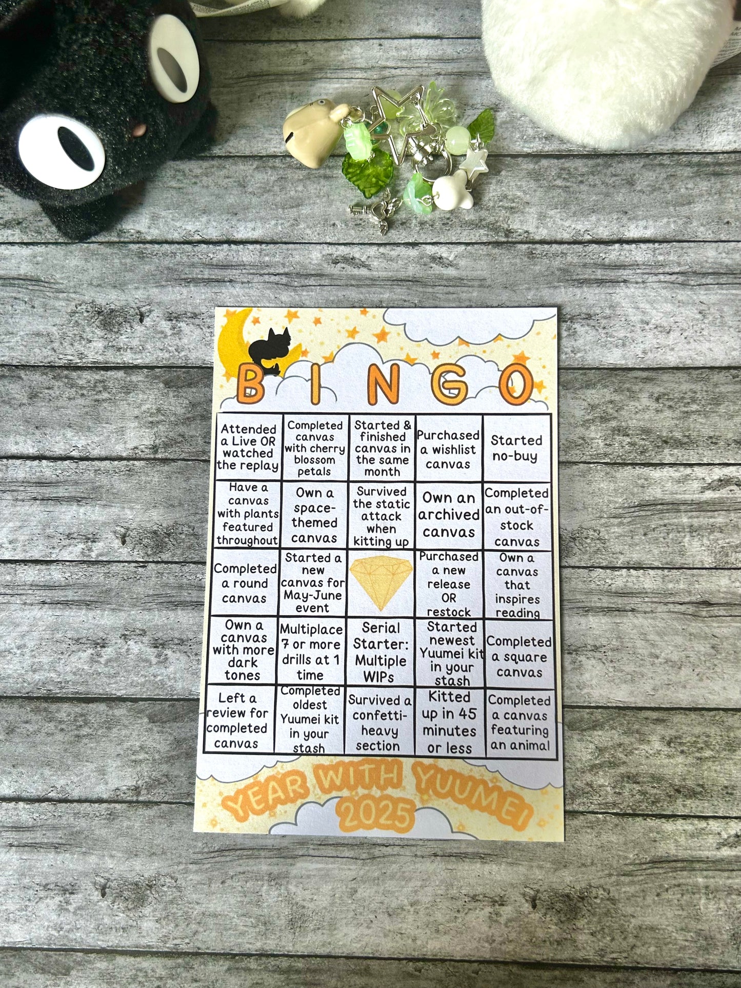 Year with Yuumei Bingo Cards