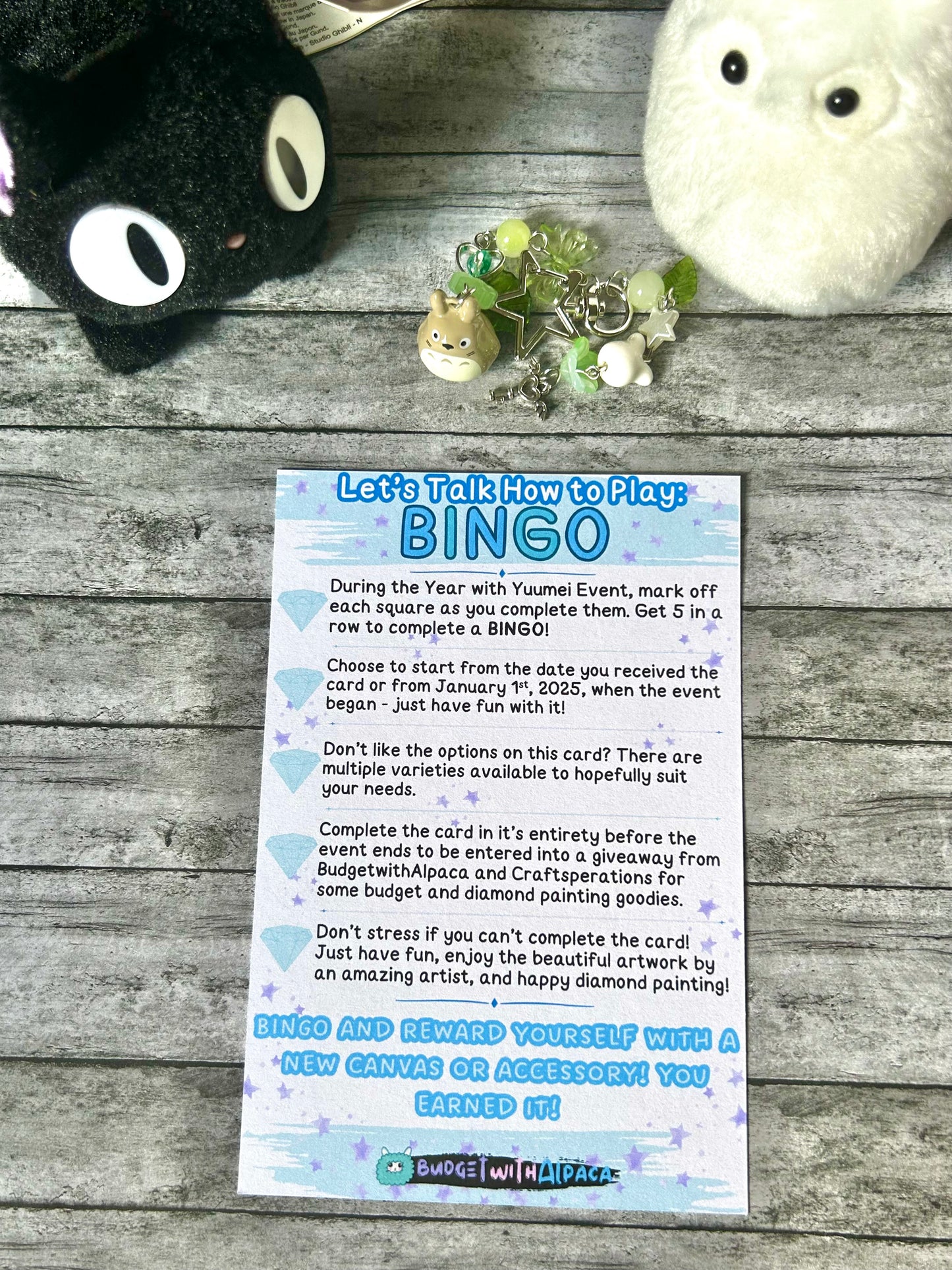 Year with Yuumei Bingo Cards