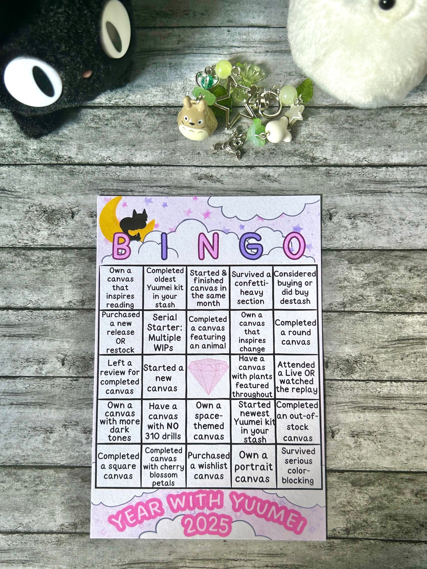 Year with Yuumei Bingo Cards