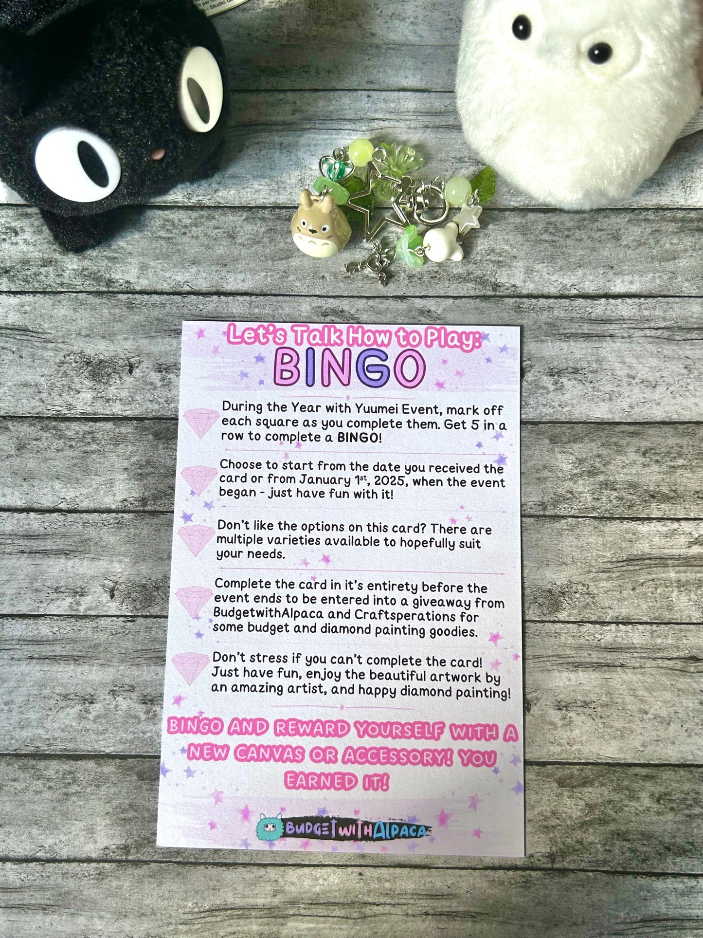 Year with Yuumei Bingo Cards