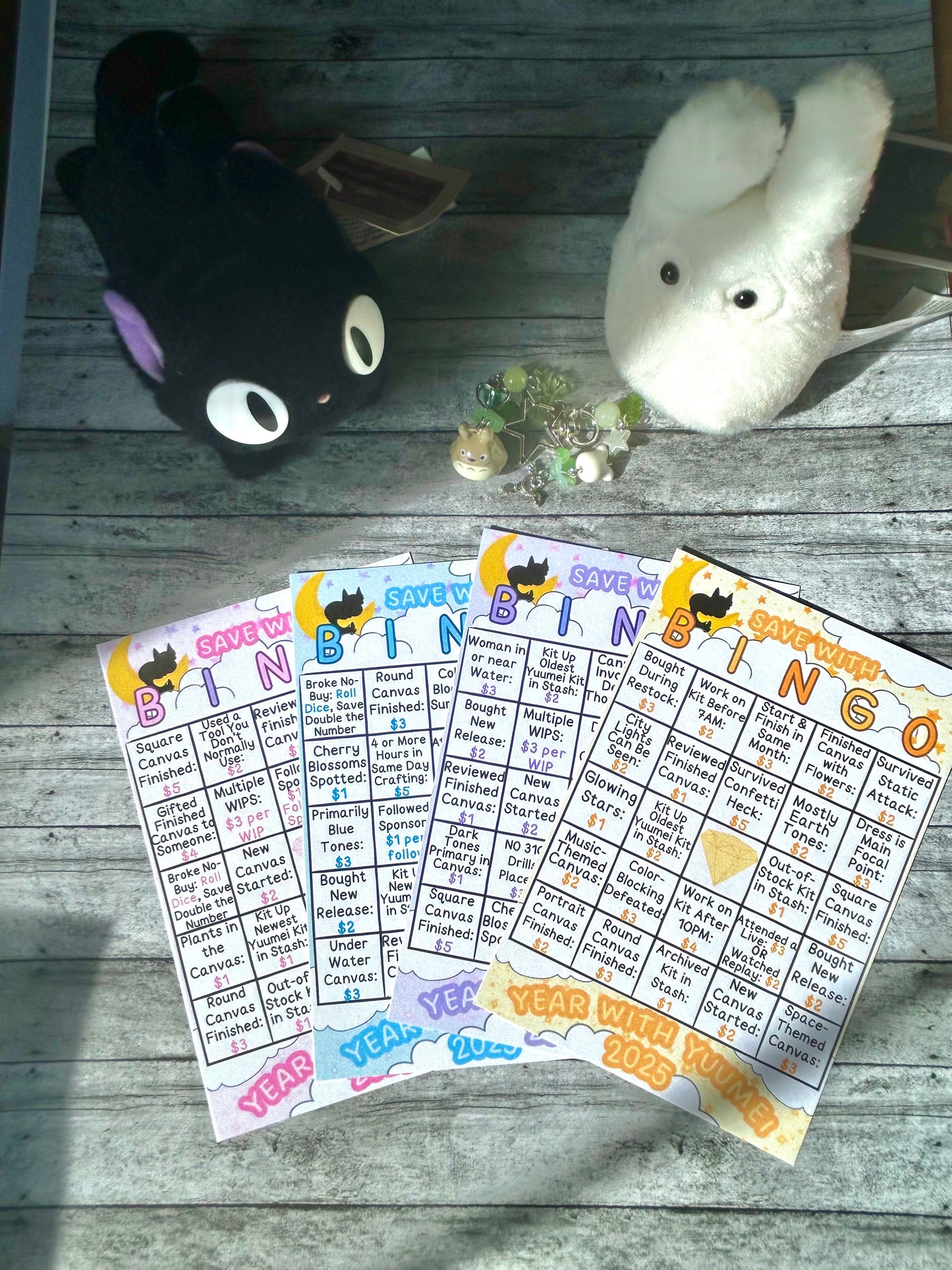 Year with Yuumei Bingo Cards