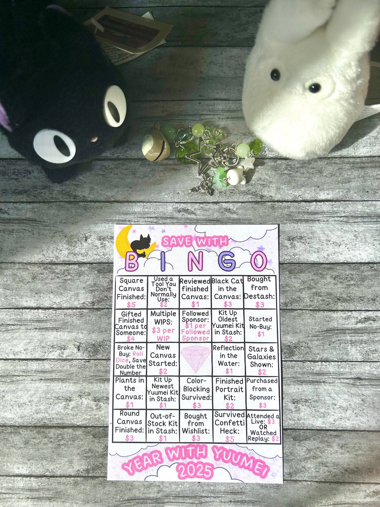 Year with Yuumei Bingo Cards