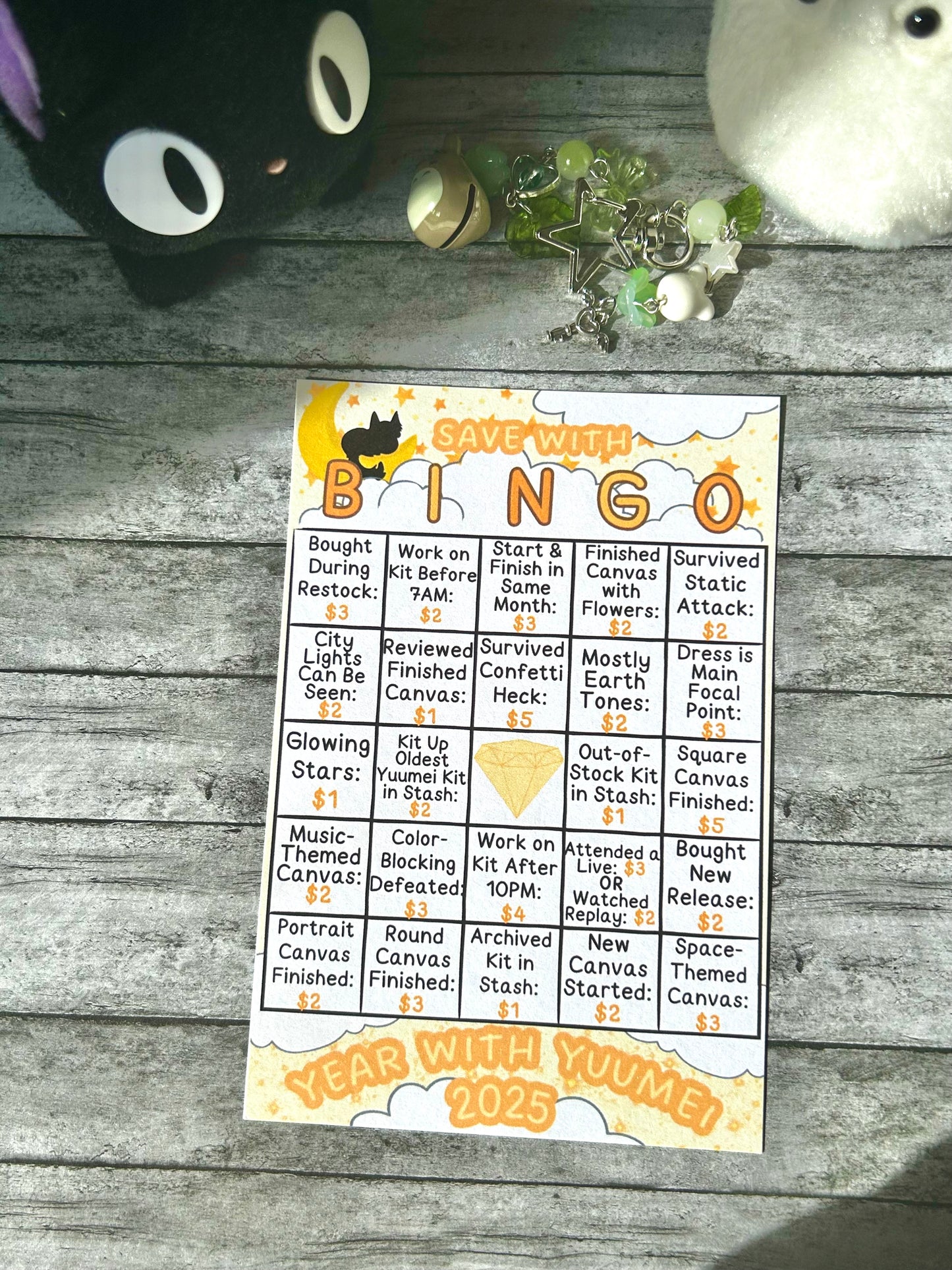 Year with Yuumei Bingo Cards