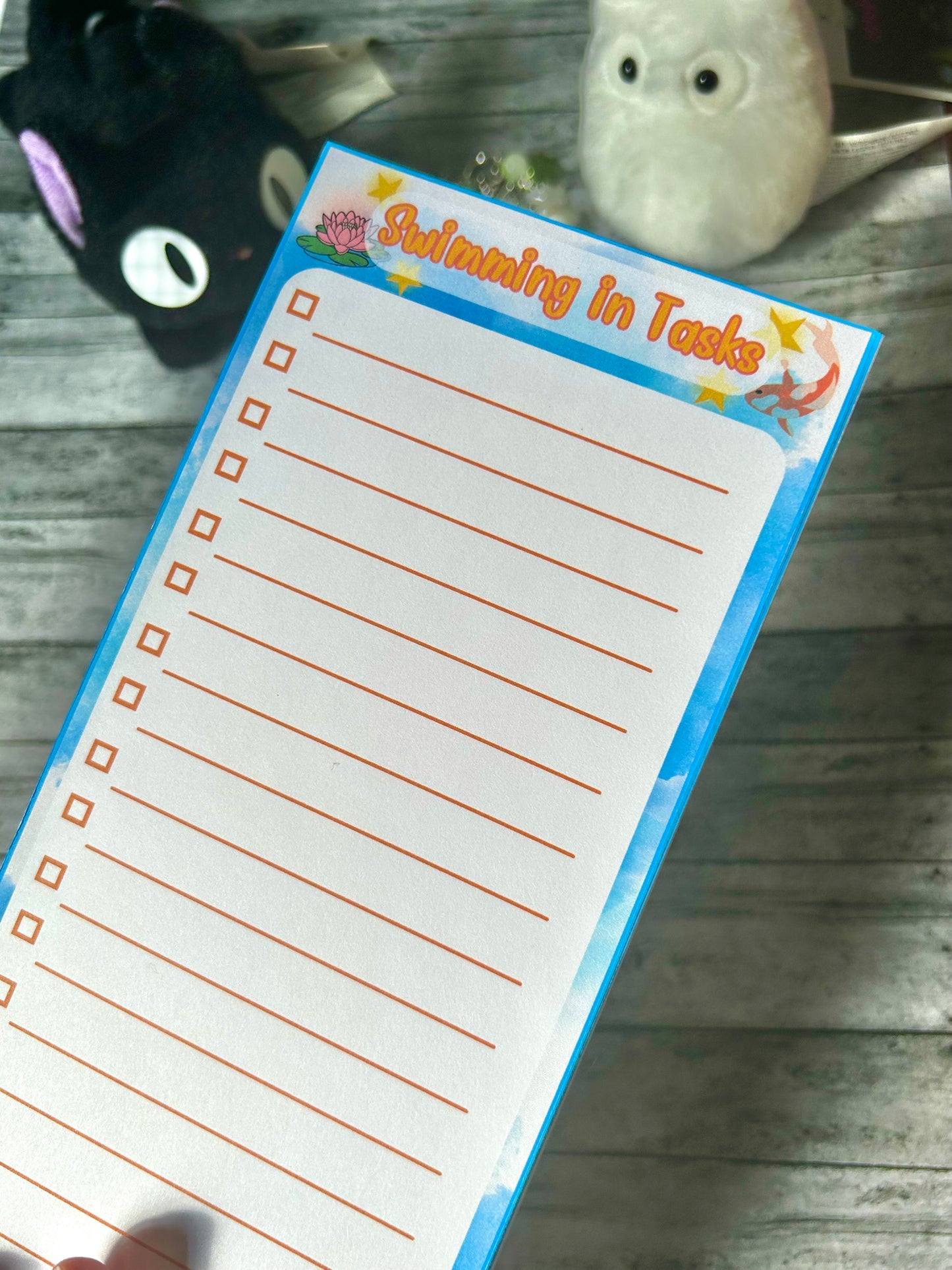 Swimming in Tasks | May with Yuumei To-Do Note Pad | PHYSICAL PRODUCT