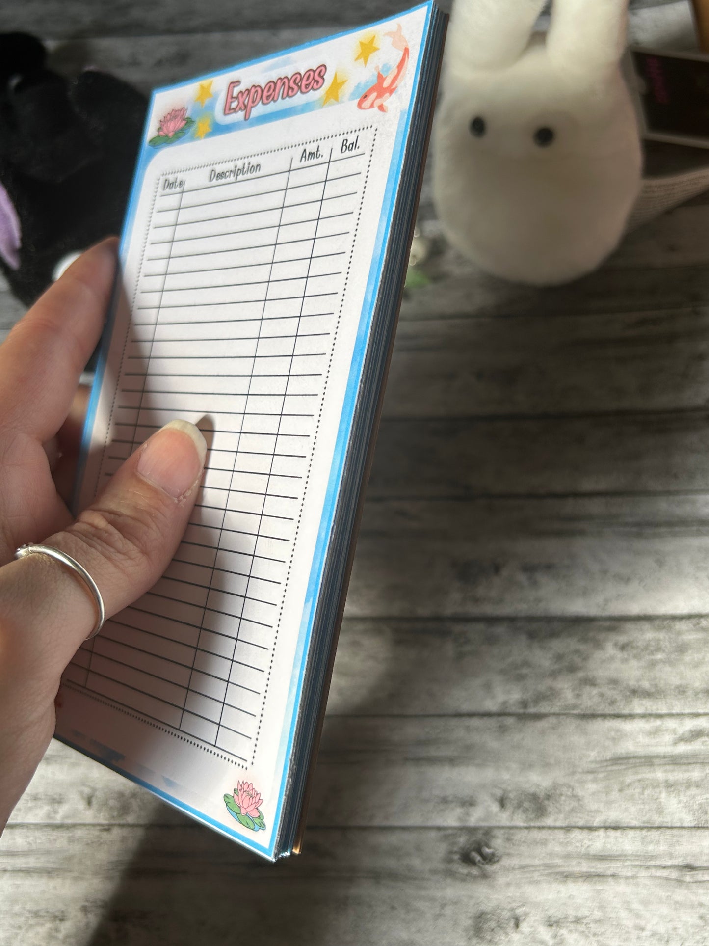 Expense Tracker Pad | May with Yuumei | PHYSICAL PRODUCT