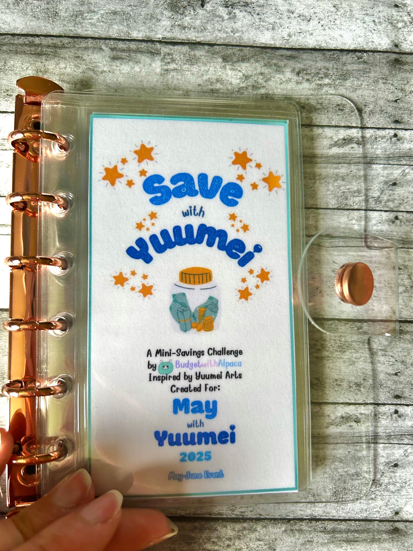 Save with Yuumei Mini-Binder Savings Challenge