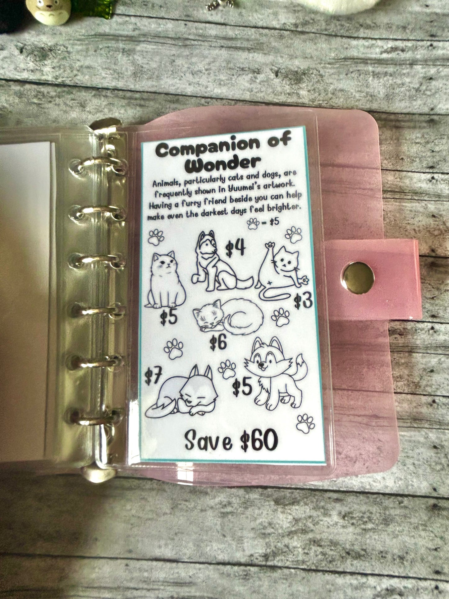 Save with Yuumei Mini-Binder Savings Challenge