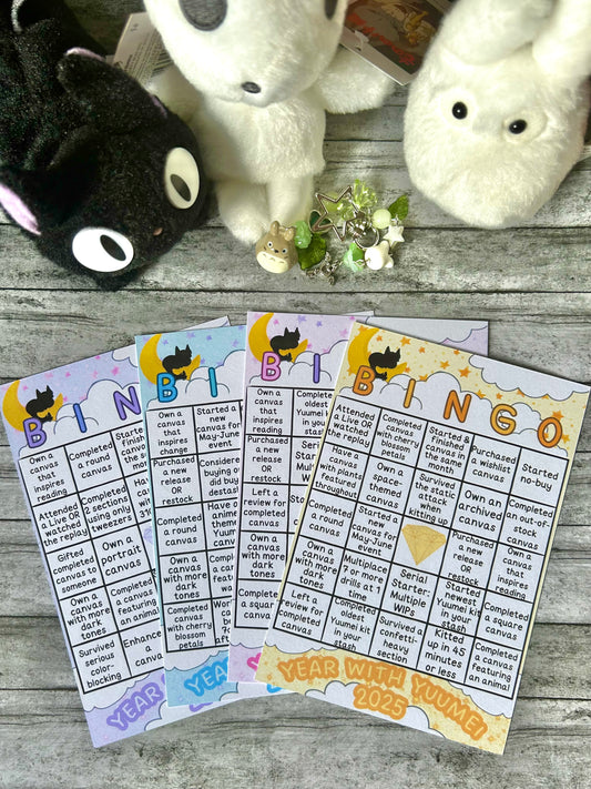 Year with Yuumei Bingo Cards