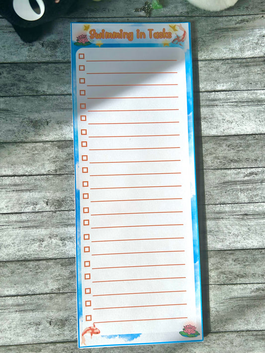 Swimming in Tasks | May with Yuumei To-Do Note Pad | PHYSICAL PRODUCT