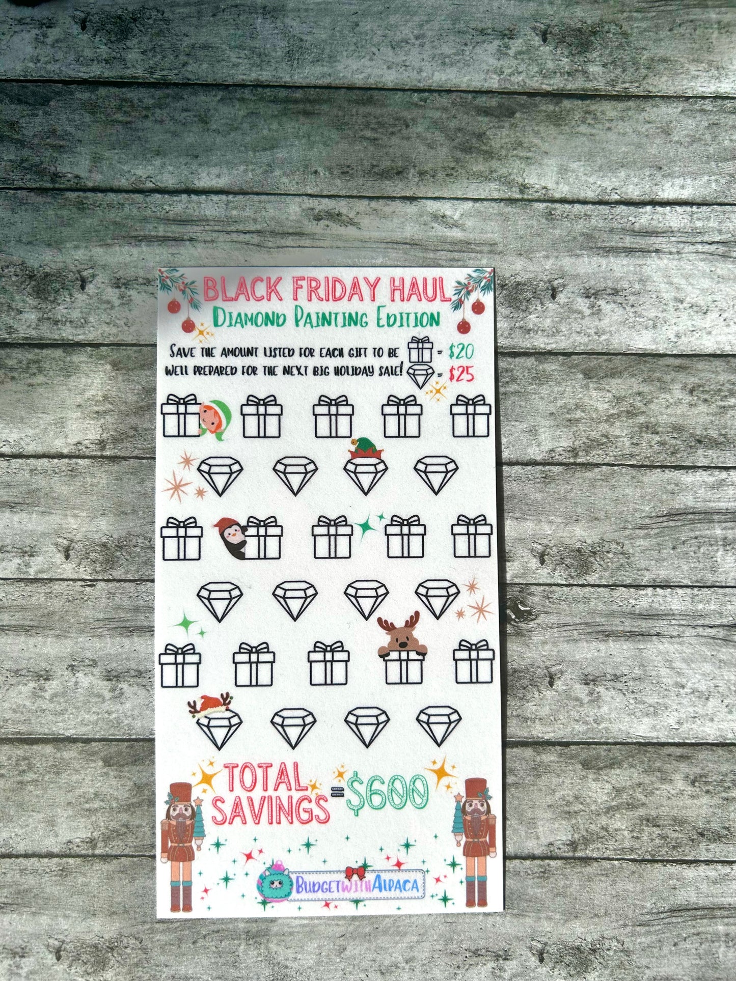 Black Friday: Diamond Painting Edition Challenge Tracker
