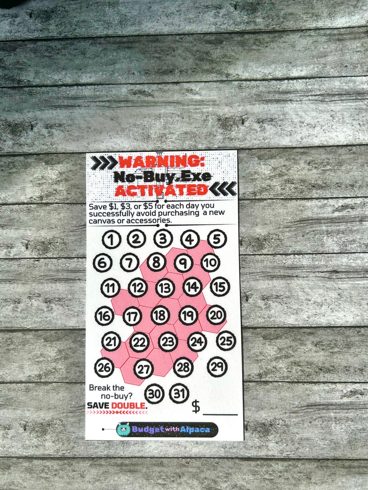 Diamond Painting Challenge Tracker Bundle 3-Pack